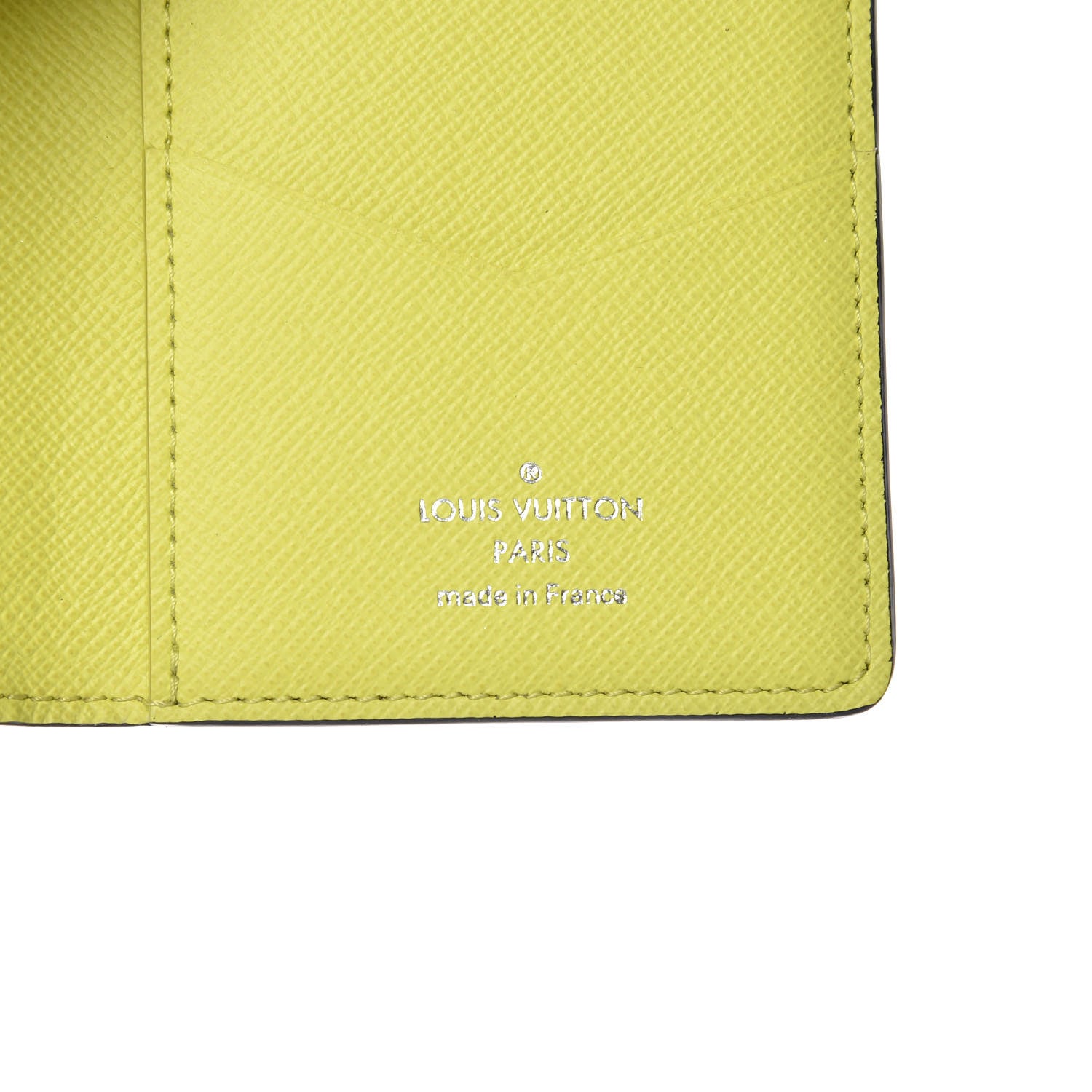 Louis Vuitton Monogram Taiga Pocket Organizer Yellow 6 of 7