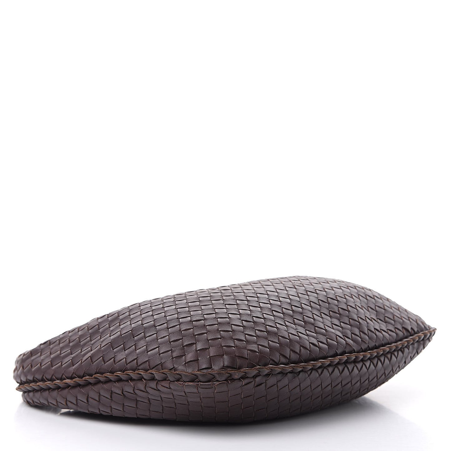 Nappa Intrecciato Medium Veneta Hobo Ebano