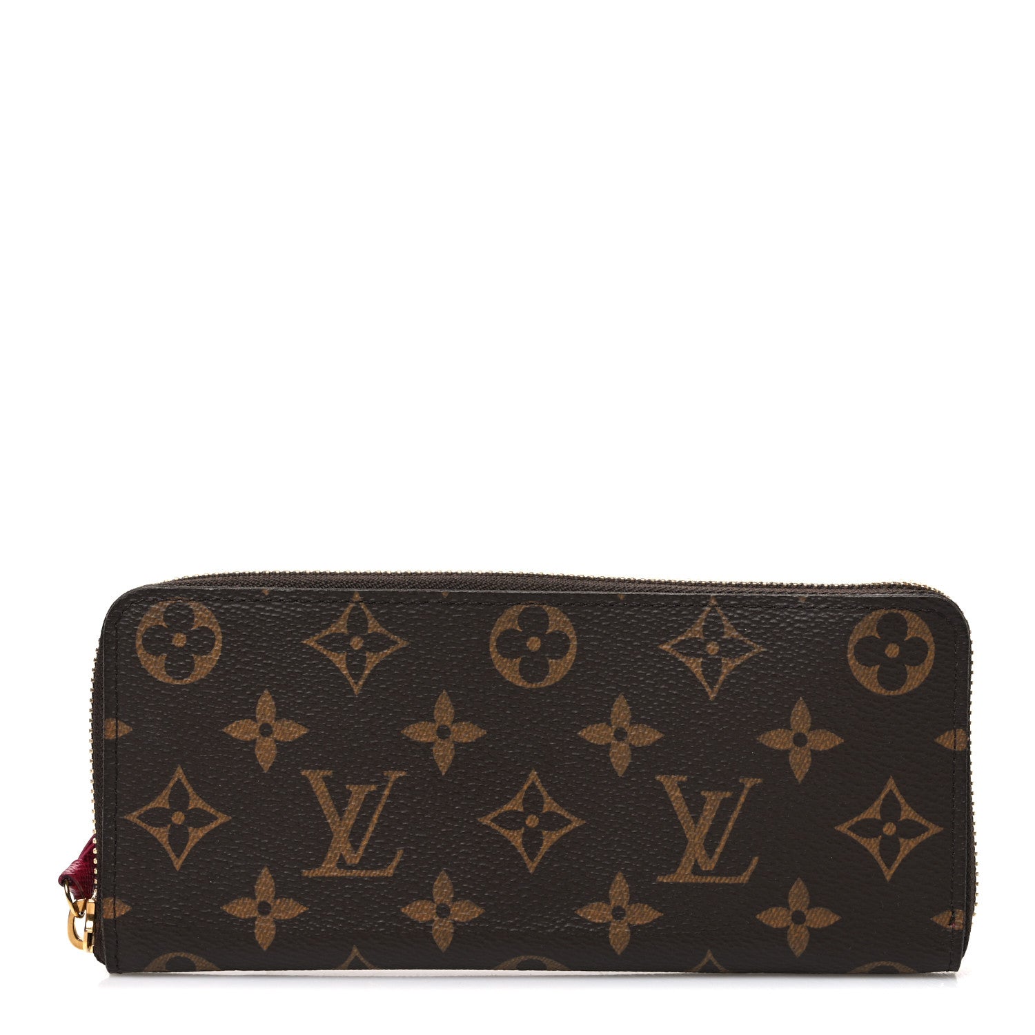 Louis Vuitton Monogram Clemence Wallet Fuchsia 1 of 7