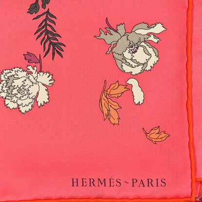Hermes Silk Robe Legere Scarf 90 Rose Lipstick Vieux Rose 2 of 4