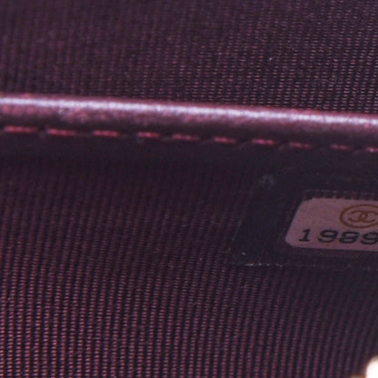 Chanel Lambskin Quilted Large Gusset Zip Around Wallet Black 8 of 12