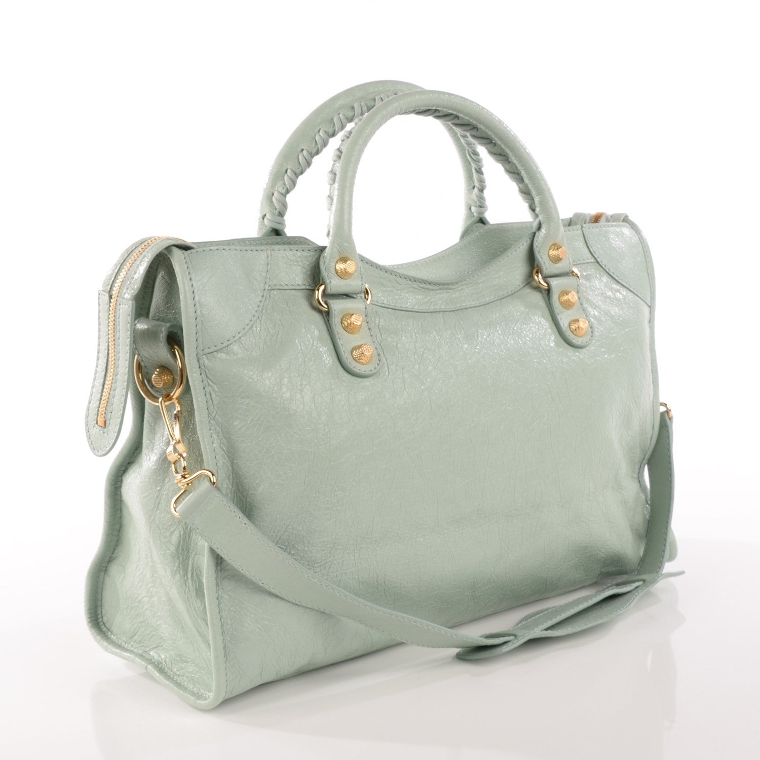Balenciaga Agneau Giant 12 Gold Hardware City Vert Jade 3 of 9