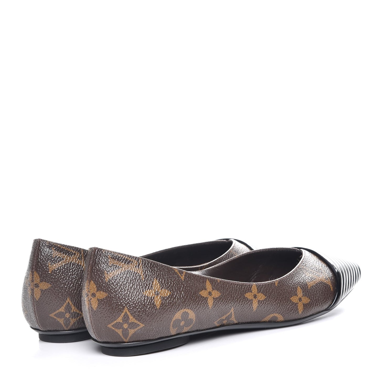 Monogram Inspired Ballerina Flats 36