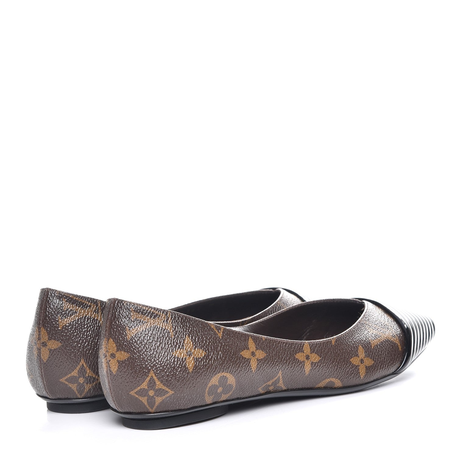 Louis Vuitton Monogram Inspired Ballerina Flats 36 4 of 9