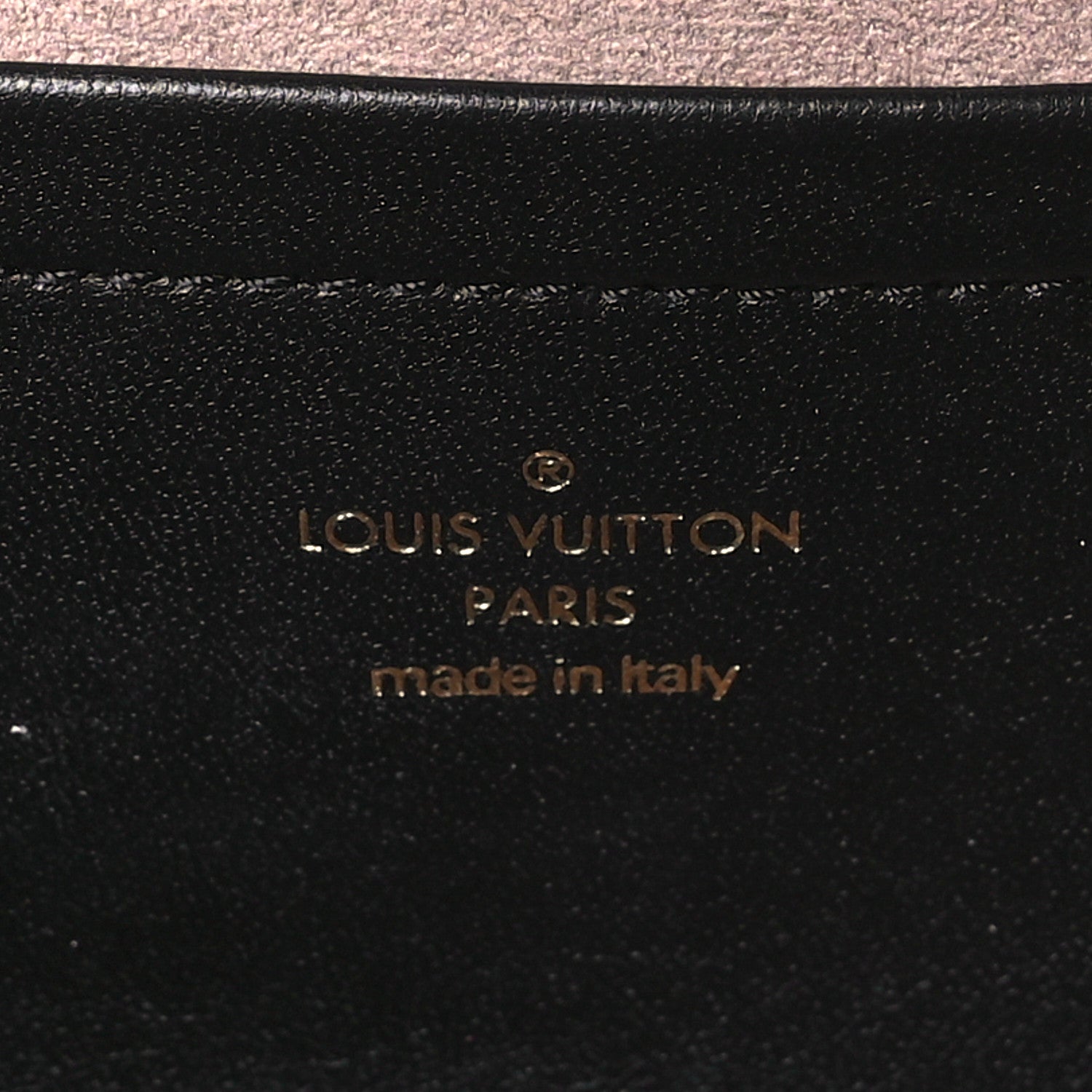 Louis Vuitton Lambskin Embossed Monogram Pochette Coussin Black 7 of 10