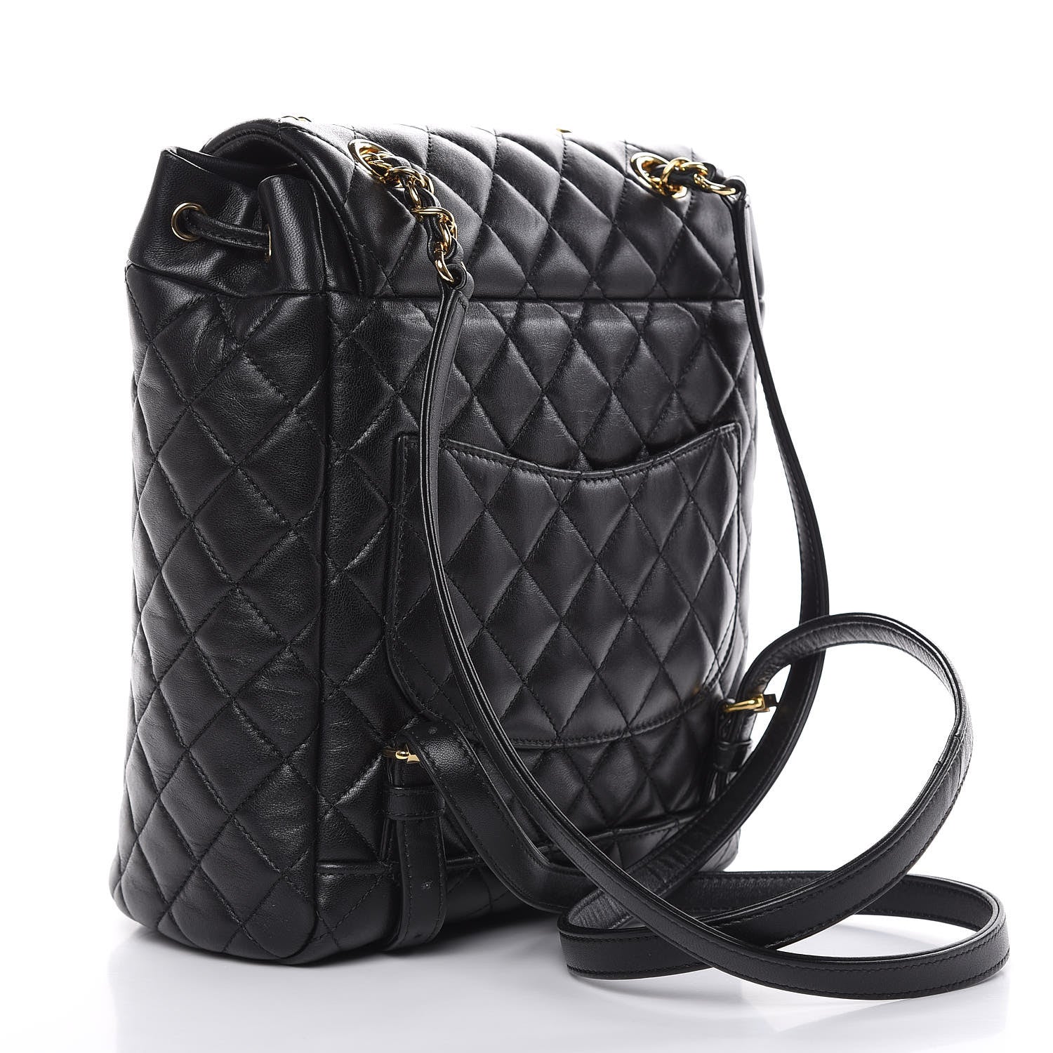 Chanel Lambskin Quilted Small Urban Spirit Backpack Black 3 of 13