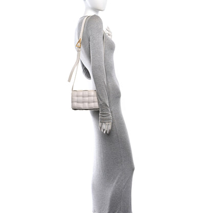 Bottega Veneta Nappa Maxi Intrecciato Small Padded Cassette Crossbody Bag Chalk 2 of 9