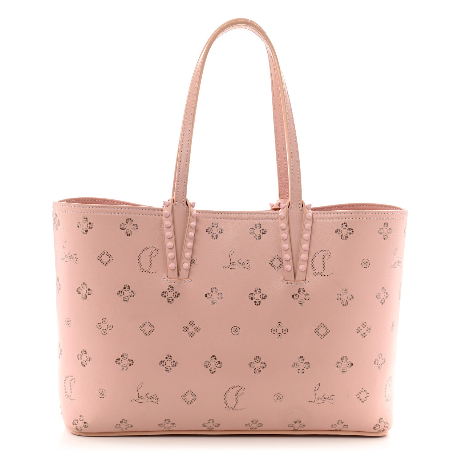 Christian Louboutin Calfskin Loubinthesky East West Cabata Tote Rosy 1 of 14