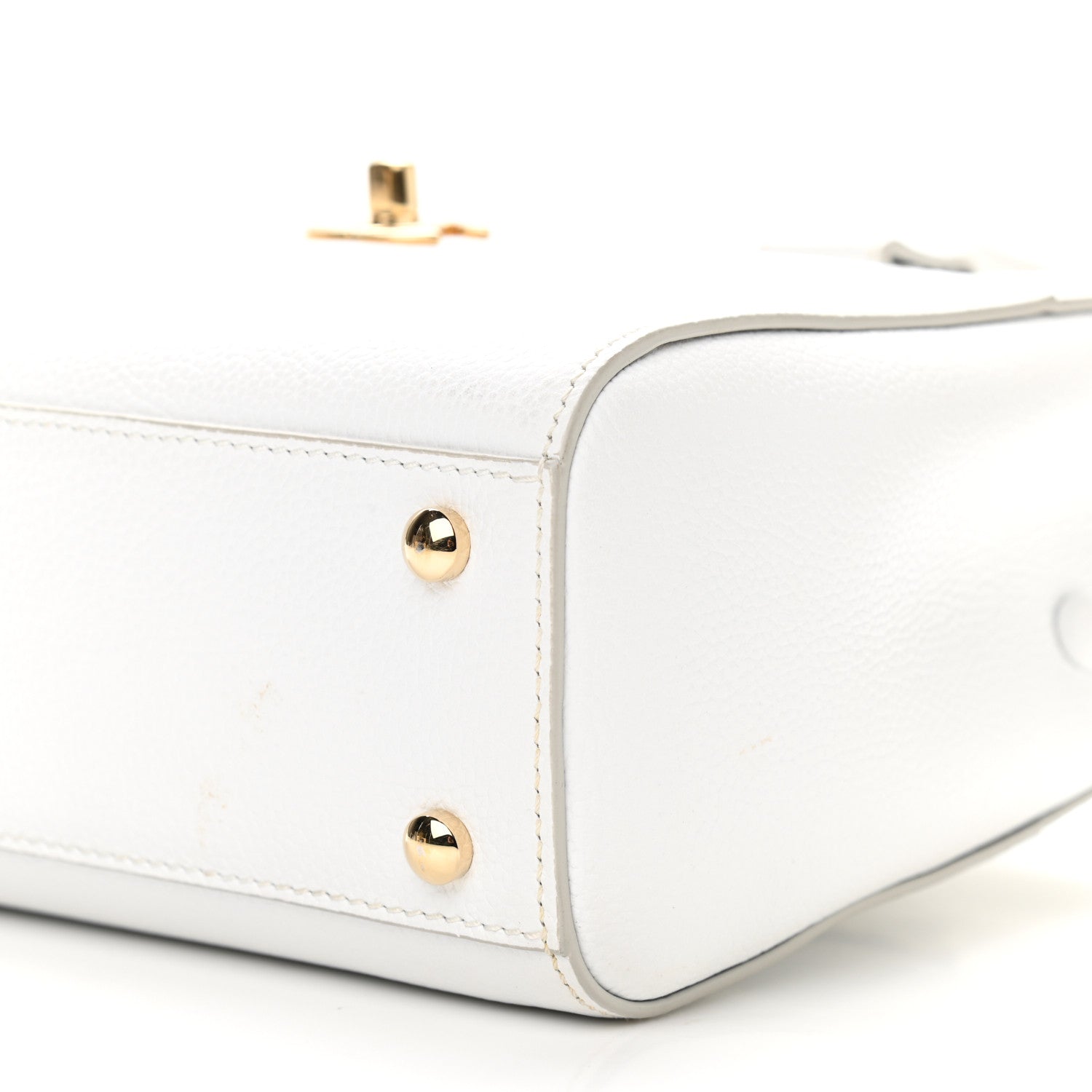 Chanel Grained Calfskin Mini Neo Executive Shopper Tote White 9 of 16