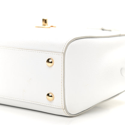 Chanel Grained Calfskin Mini Neo Executive Shopper Tote White 9 of 16
