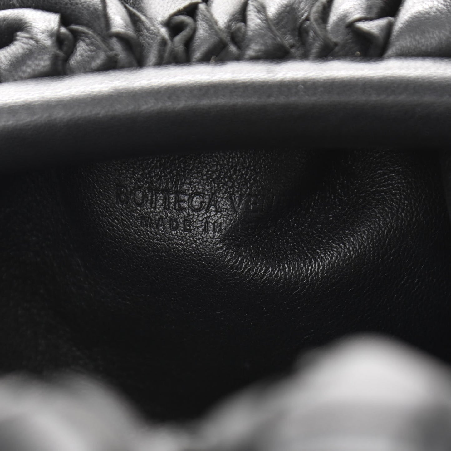 Nappa Intrecciato The Mini Pouch Black