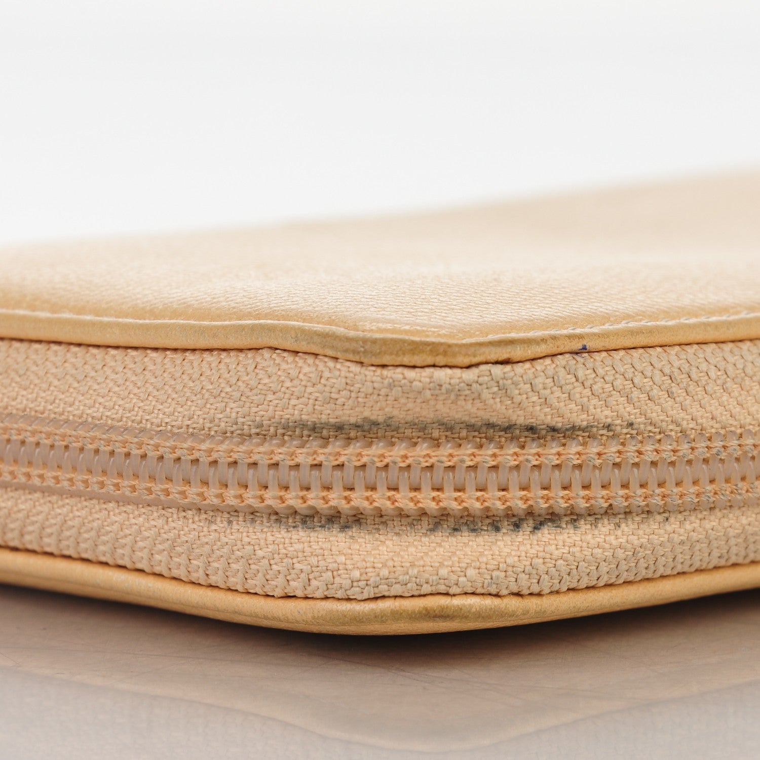 Chanel Caviar Sevruga Zip Around Wallet Beige Clair 10 of 11