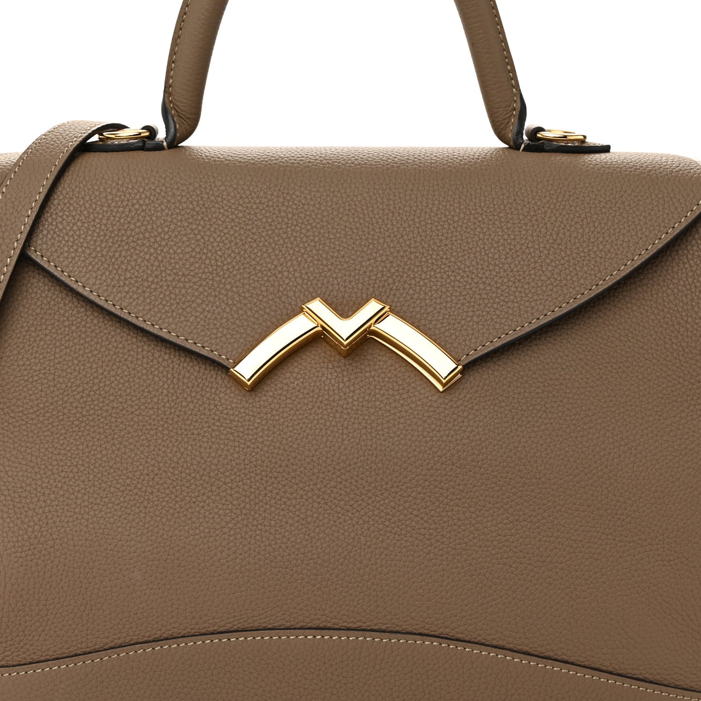 Taurillon Blush Calfskin Gabby MM Taupe