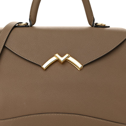 Moynat Taurillon Blush Calfskin Gabby MM Taupe 7 of 9