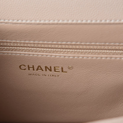 Chanel Caviar Quilted Small Business Affinity Flap Beige 6 of 10