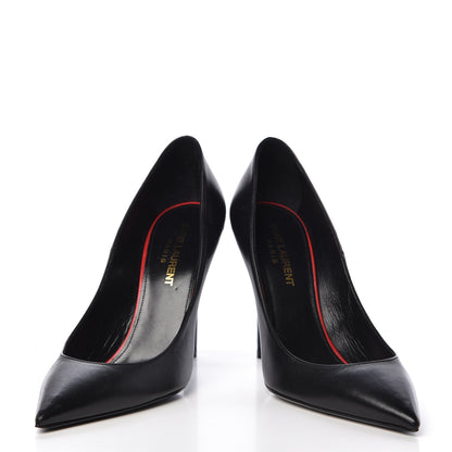 Saint Laurent Calfskin Zoe 105 Pump 36 Black 12 of 13
