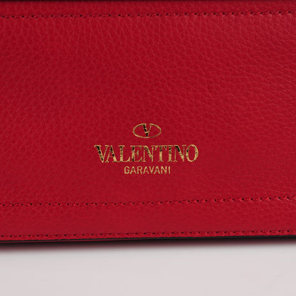 Valentino Garavani Vitello Eye On You Shoulder Bag Red 5 of 7
