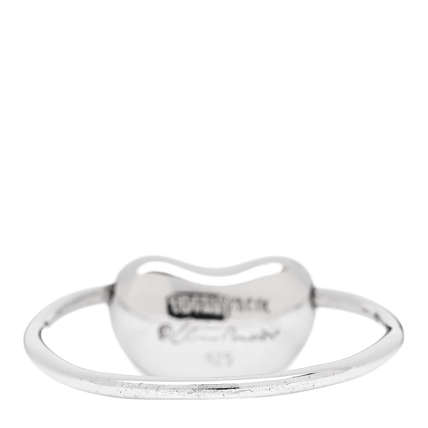Tiffany Sterling Silver Elsa Peretti Bean Wire Ring 50/5.25 3 of 4