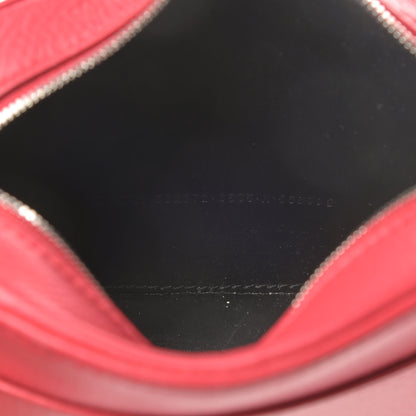 Balenciaga Calfskin Logo XS Everyday Camera Bag Rouge Lantern Black 7 of 14