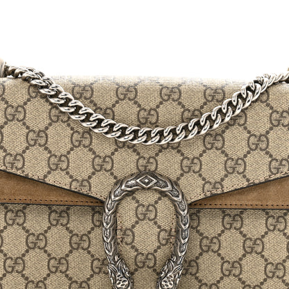 Gucci GG Supreme Monogram Small Dionysus Shoulder Bag Taupe 9 of 11