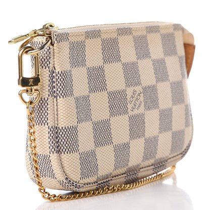 Louis Vuitton Damier Azur Mini Pochette Accessories 3 of 11
