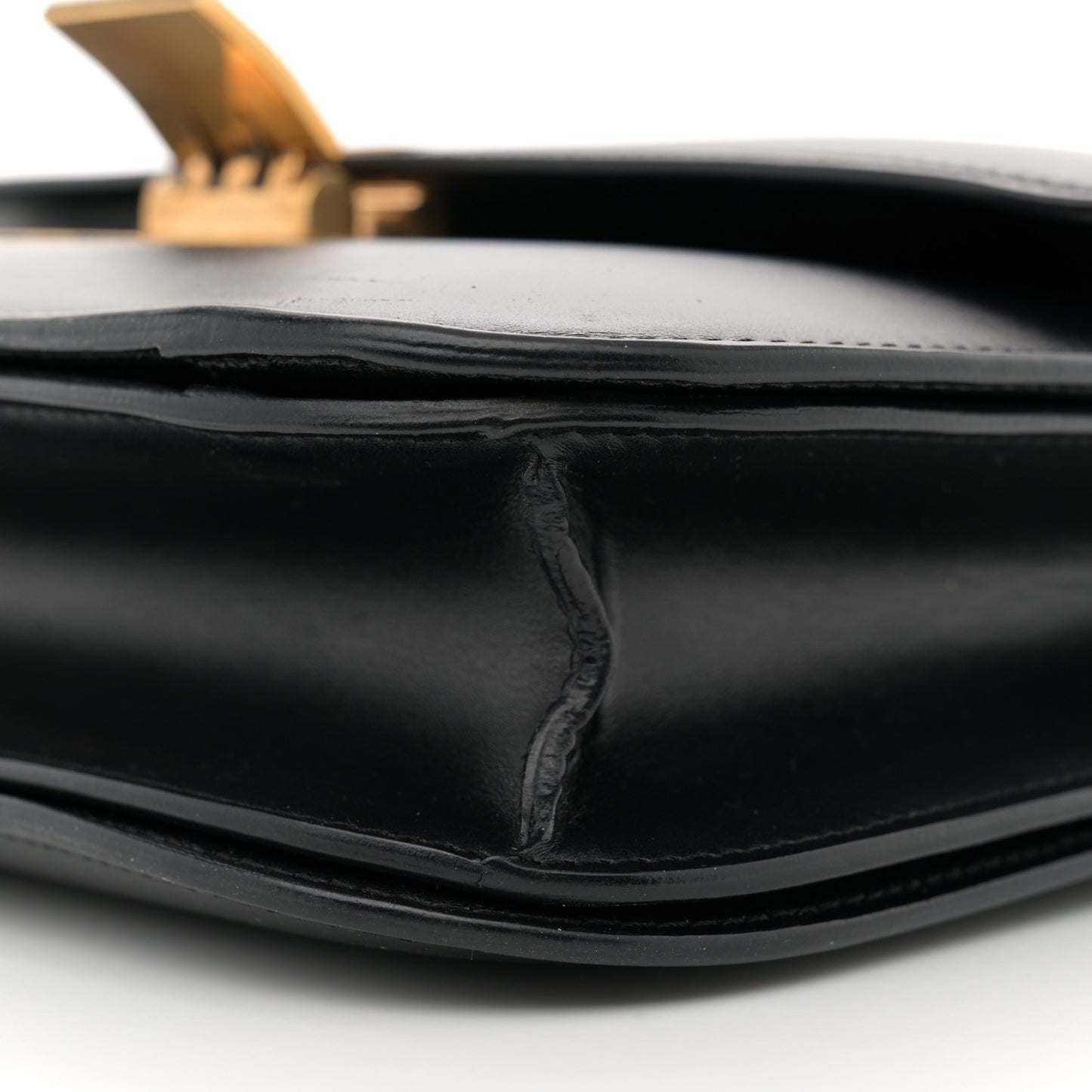 Box Calfskin Medium Classic Box Flap Bag Black