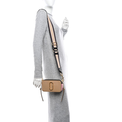 Marc Jacobs Saffiano Small Snapshot Camera Bag Beige Multicolor 2 of 12
