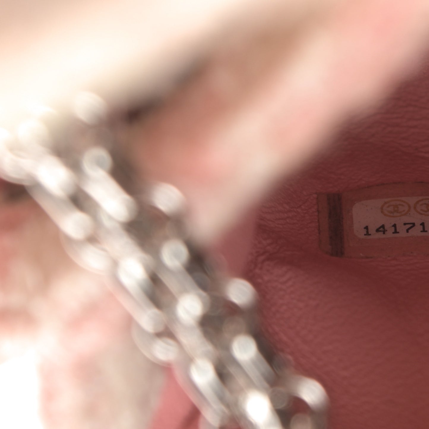 Tweed Quilted Small Just Mademoiselle Bowling Bag Pink White