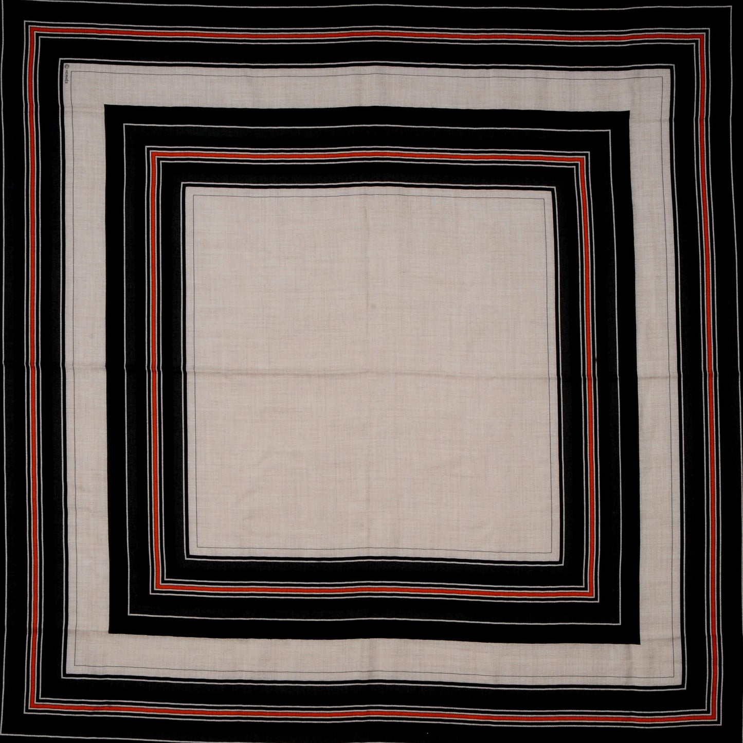Cashmere Silk Missing Horse Fringed Scarf 100