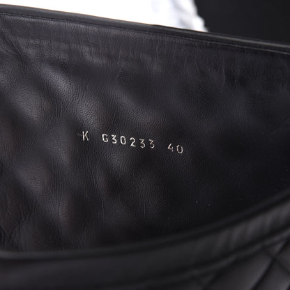 Chanel Oily Calfskin Quilted High Boots 40 Black 8 of 8