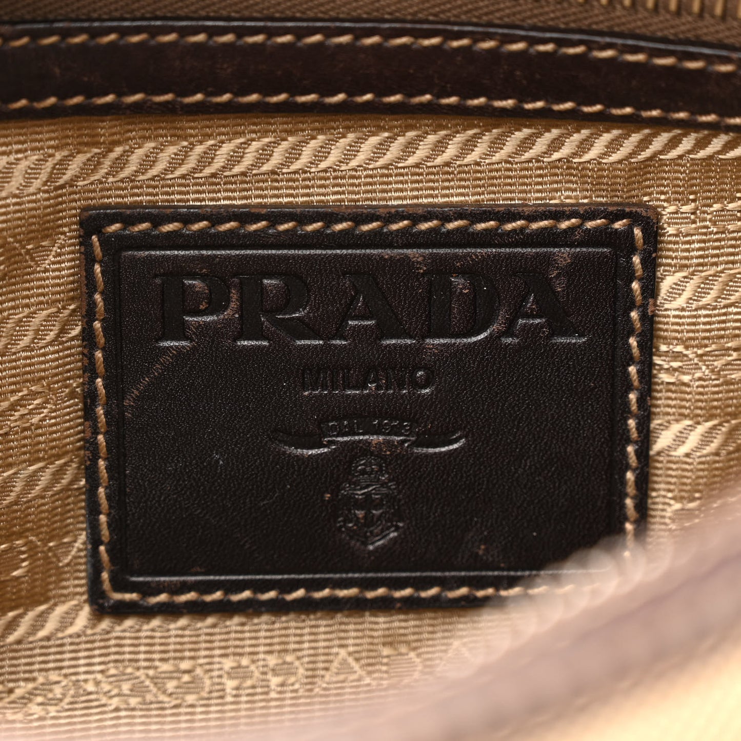 Jacquard Logo Hobo Corda Bruciato