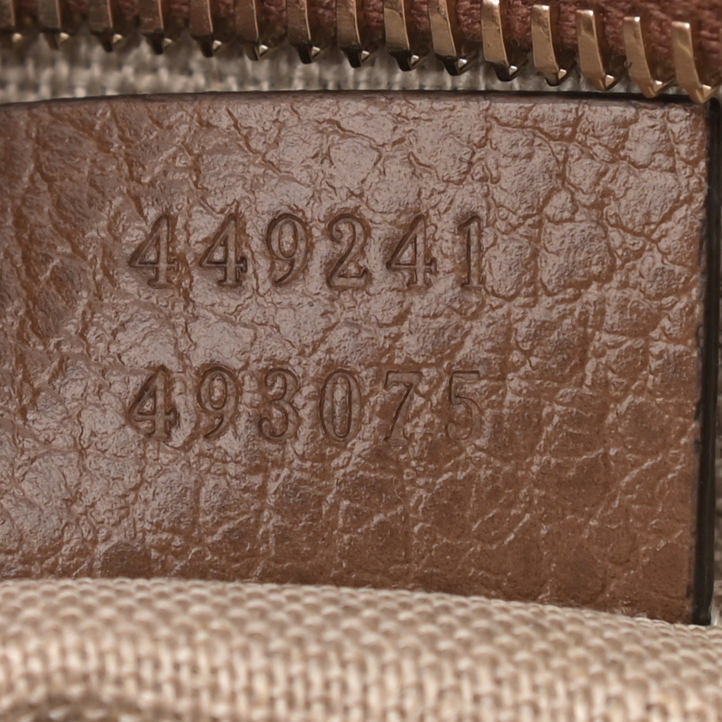 Monogram Small Bree Tote Beige Tabacco