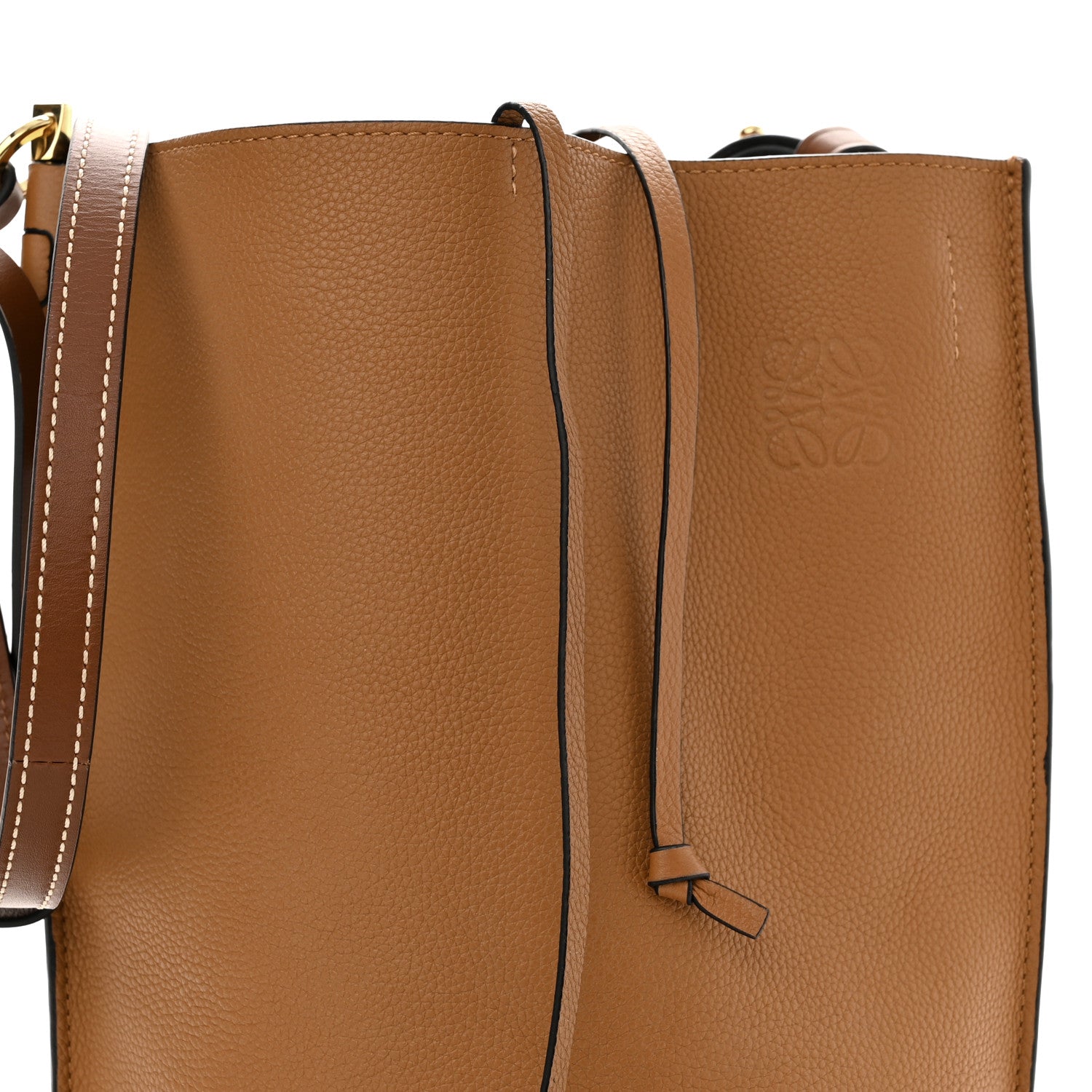 Loewe Calfskin Gate Bucket Bag Light Caramel 8 of 9