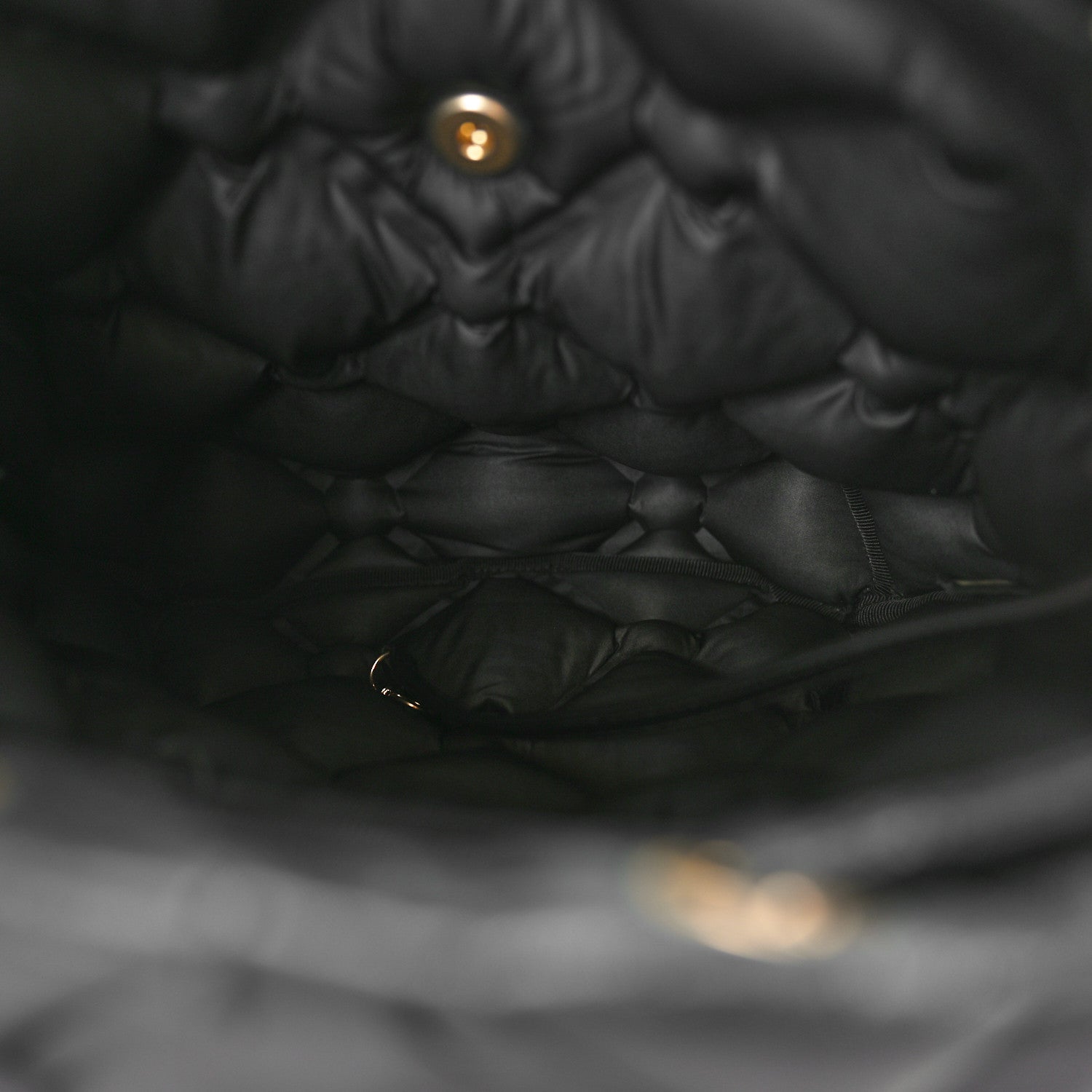 Chanel Iridescent Calfskin Quilted Chesterfield Backpack Black 6 of 11