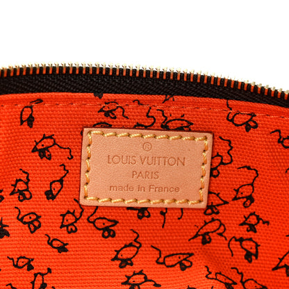 Louis Vuitton Catogram Elizabeth Pouch Orange Marron 6 of 8