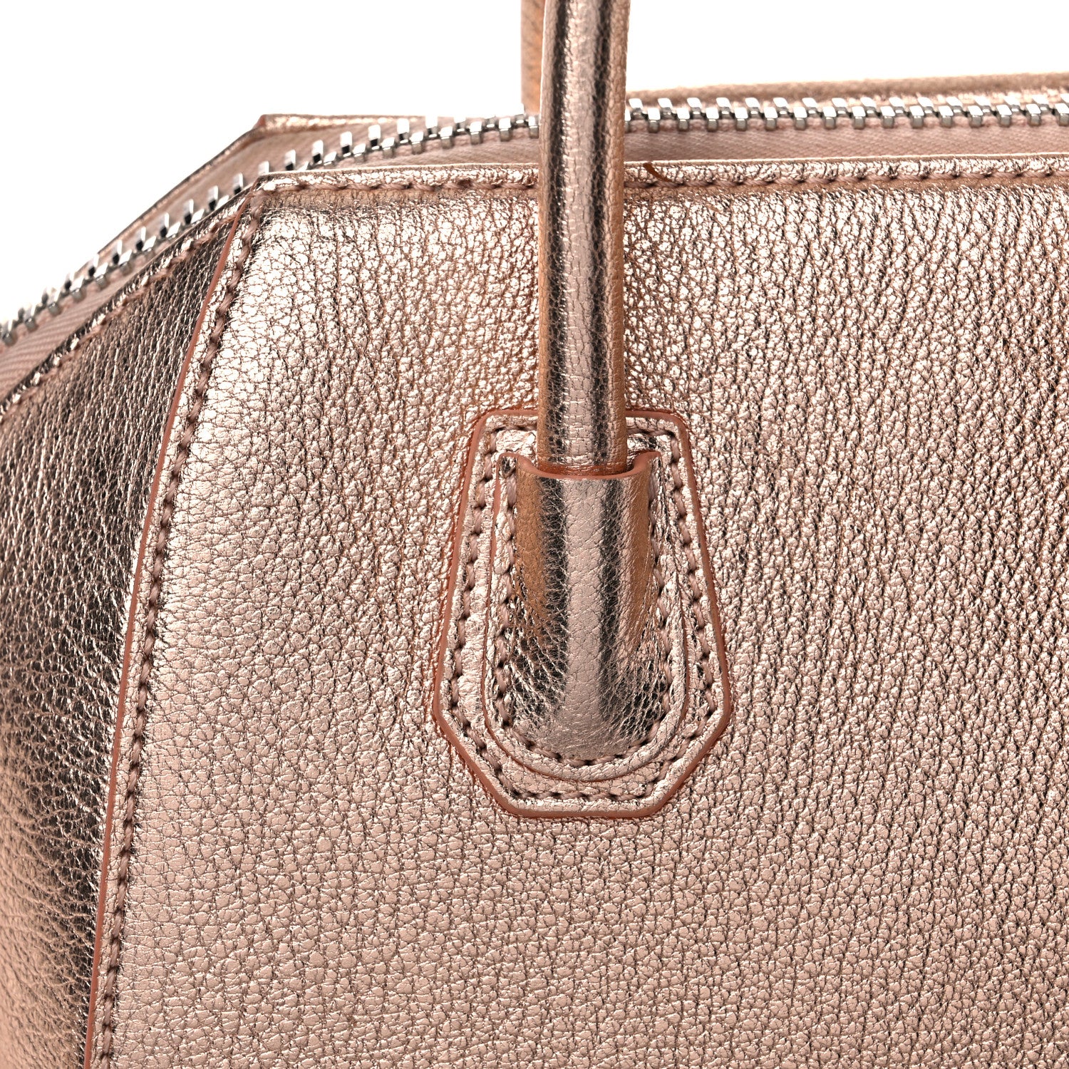 Givenchy Metallic Sugar Goatskin Mini Antigona Light Pink 18 of 21