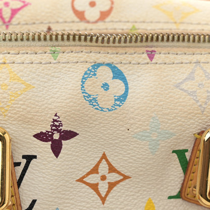 Louis Vuitton Monogram Multicolor Speedy 30 White 12 of 17