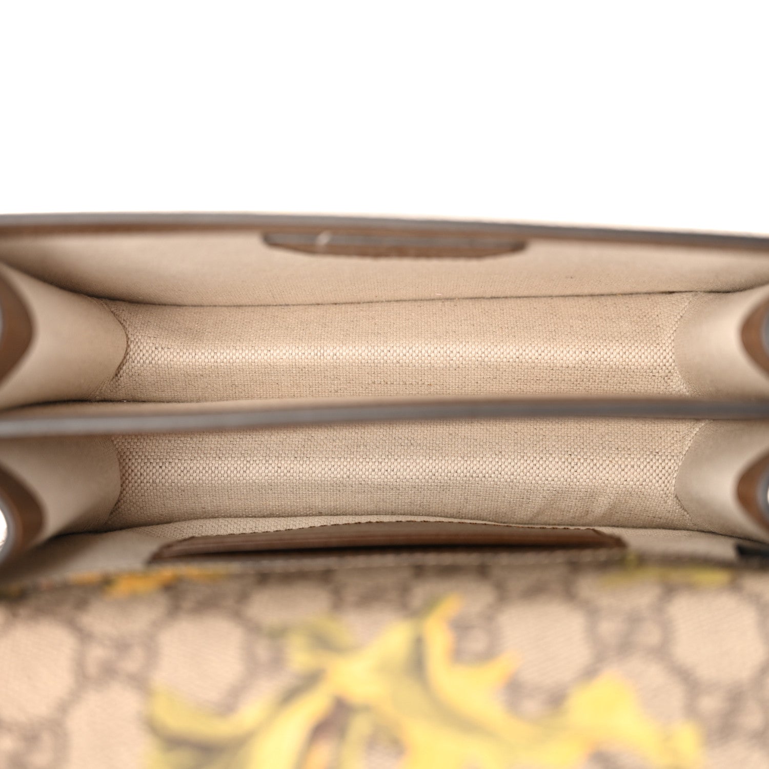 Gucci GG Supreme Monogram Azalea Calfskin Dusty Carnation Mini Retro Interlocking G Flap Shoulder Bag Beige Ebony Multicolor Brown Sugar 5 of 10