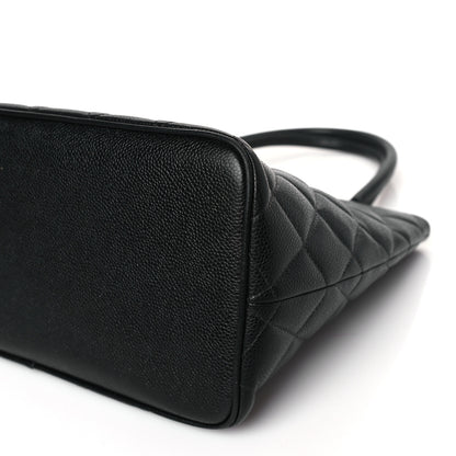 Chanel Caviar Quilted Medallion Tote Black 9 of 11