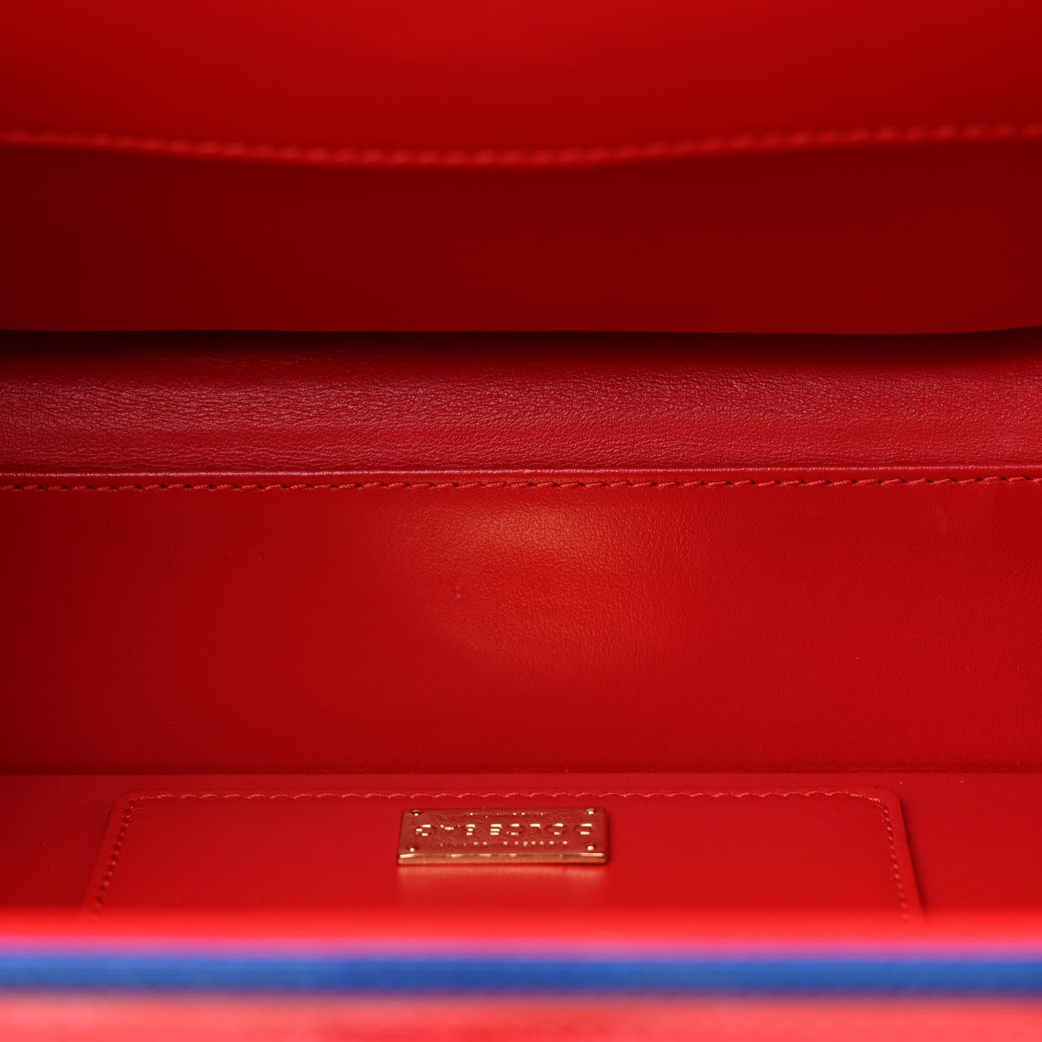 Dolce & Gabbana Dauphine Pearl Crystal DG Loves New York Box Bag White Blue Red 5 of 9