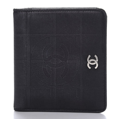 Chanel Embossed Lambskin Travel Bi-Fold Wallet Black 3 of 12