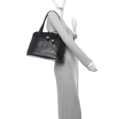 Chanel Caviar CC Tote Black 2 of 11