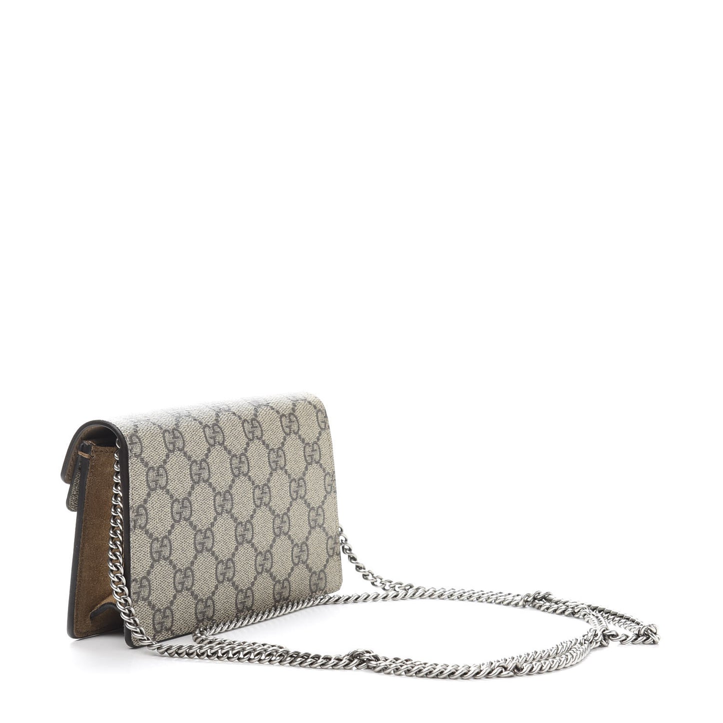 GG Supreme Monogram Super Mini Dionysus Shoulder Bag Taupe