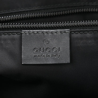 Gucci GG Supreme Monogram Web Flap Messenger Bag Black 6 of 9