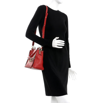Chloe Calfskin Small Faye Day Shoulder Bag Dahlia Red 2 of 7