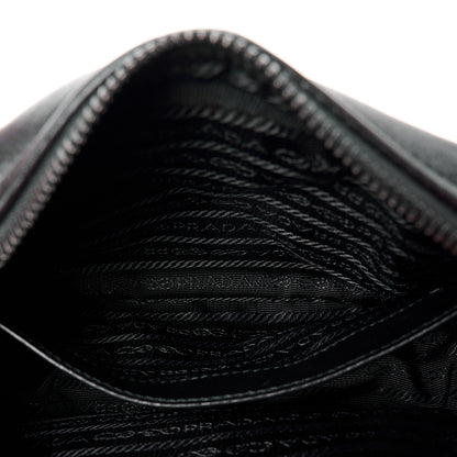 Prada Nappa Triangle Stitched Spectrum Camera Bag Black 6 of 13