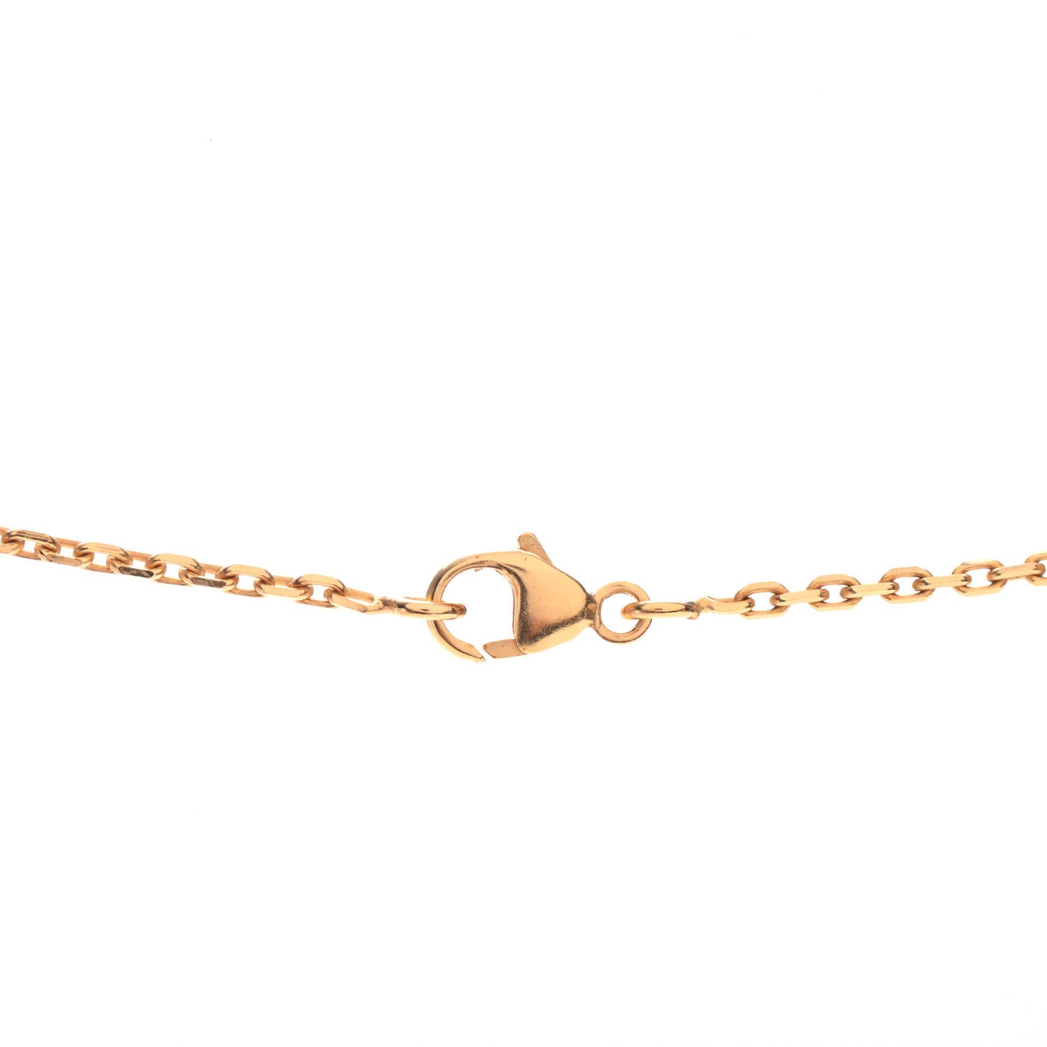 Hermes Lacquered Gold Mini Pop H Pendant Necklace White 4 of 5