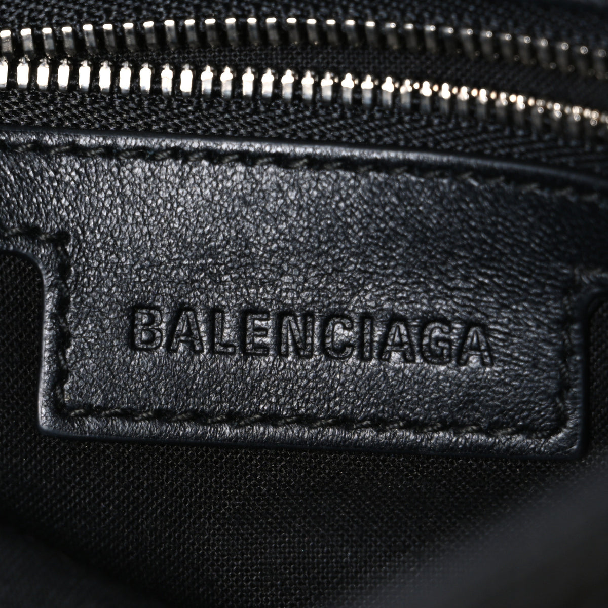 Balenciaga Agneau Arena Silver Hardware Small Le City Black 6 of 10