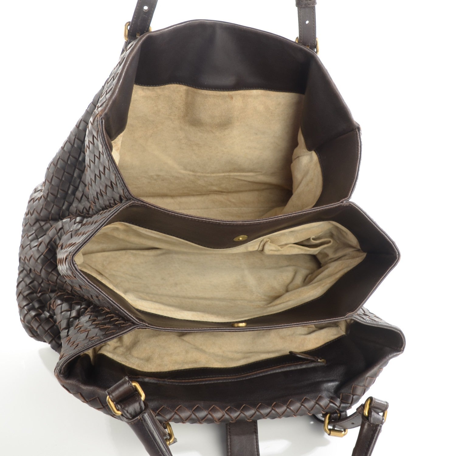Bottega Veneta Nappa Intrecciato Medium Roma Tote Moro 5 of 8