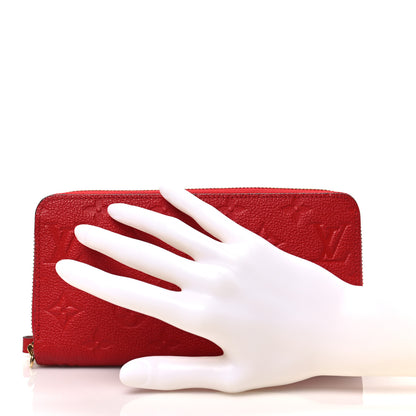 Louis Vuitton Empreinte Zippy Wallet Cherry 2 of 7